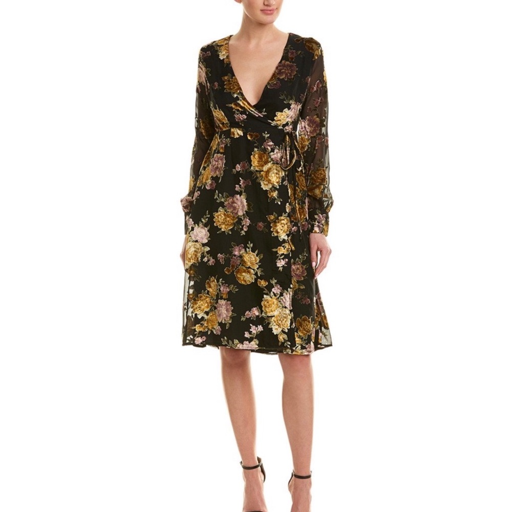 ASTR The Label Floral Wrap Dress
